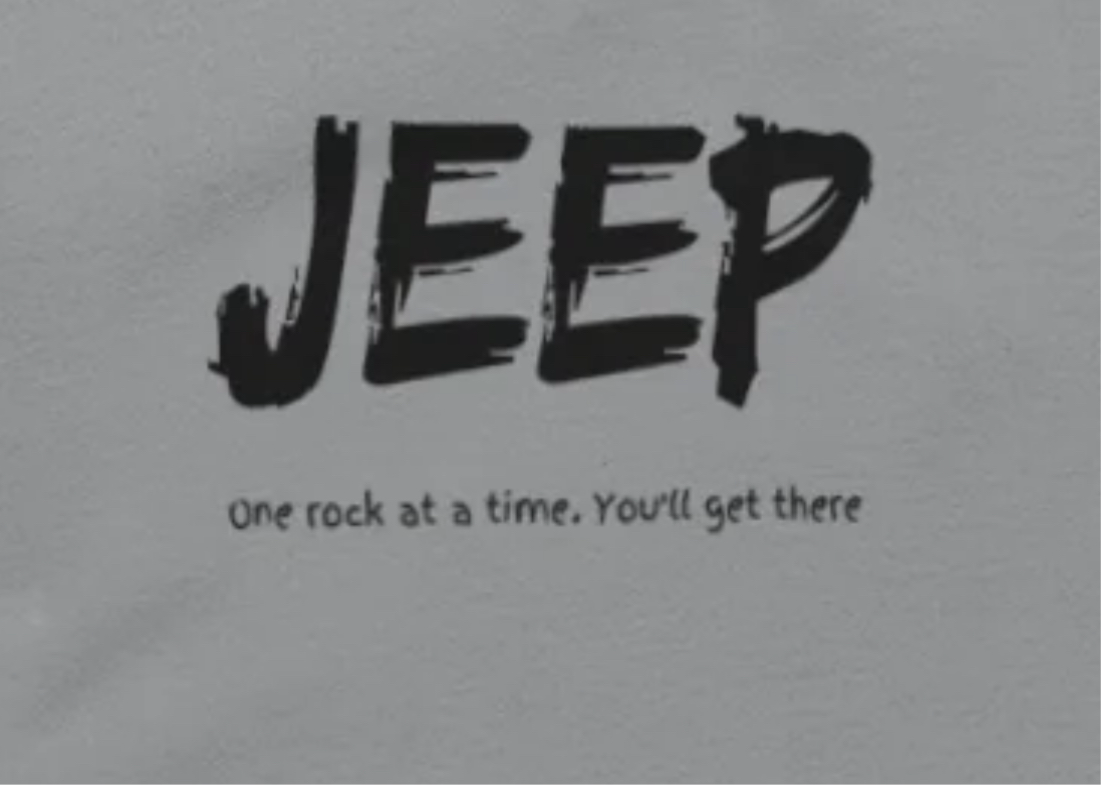 One rock at a time. You'll get there.